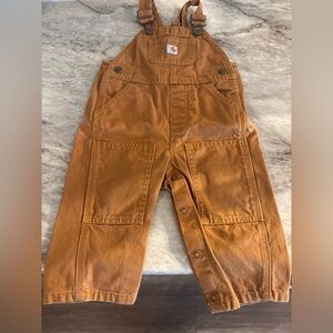 Carhartt Kids Overalls in Tan